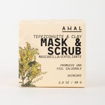 TEPEZCOHUITE & CLAY MASK & SCRUB (MASCARILLA FACIAL)